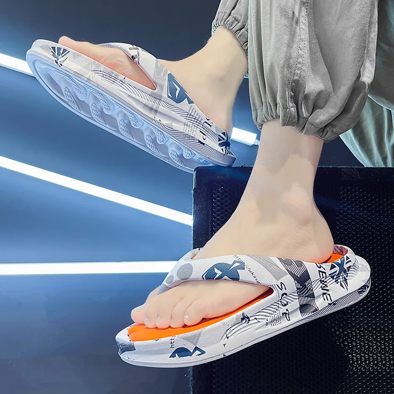 YUZHAOLIN EVA Abrasion Resistant Slip Resistant Flip Flops Men's-1