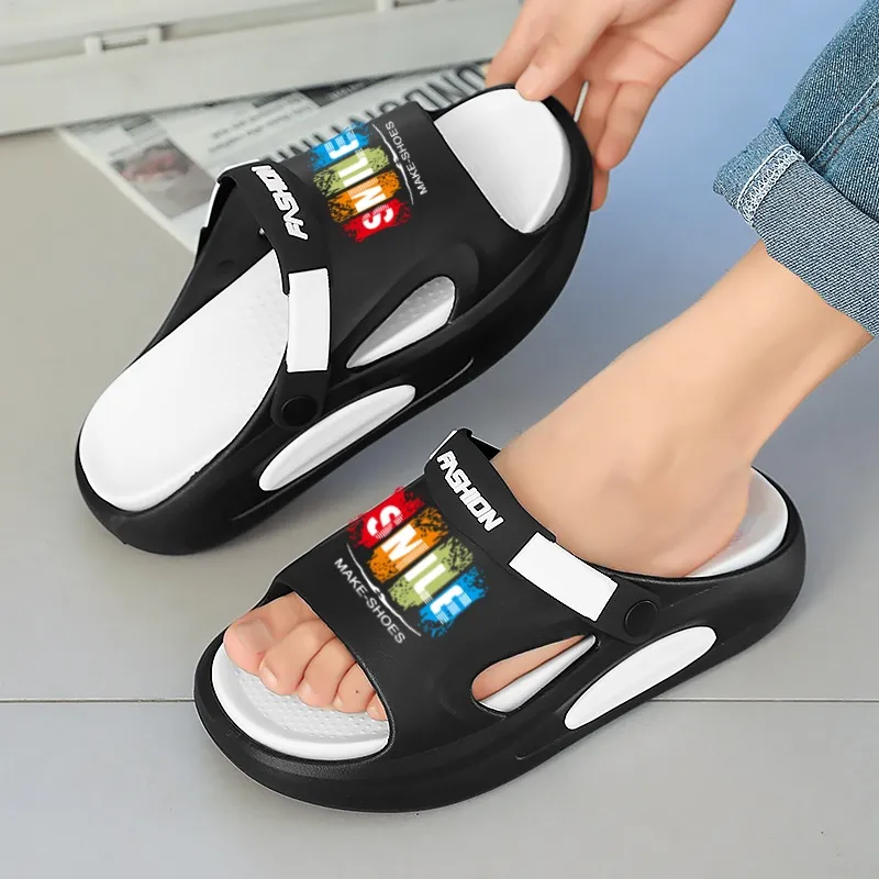 YUZHAOLIN Beach Sandals Men White Green/Beige Brown/Black White-12
