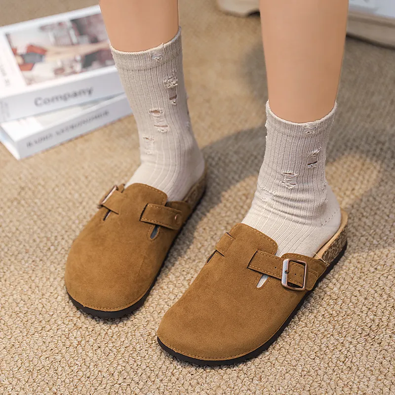 YUZHAOLIN EVA Rubber Sole Abrasion Resistant Slip Resistant Closed Toe Slippers Unisex-7