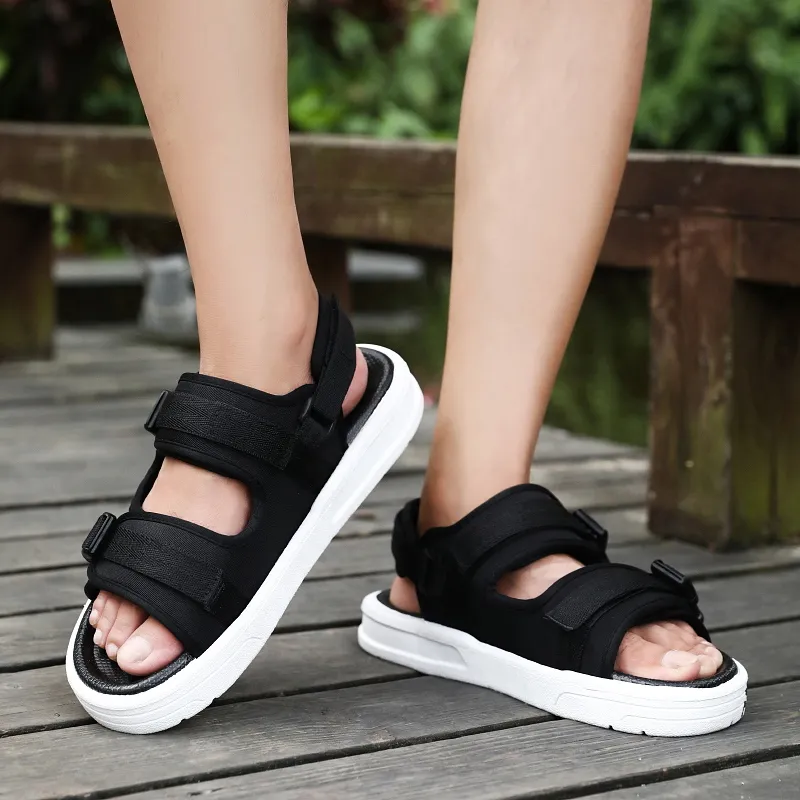 YUZHAOLIN Beach Sandals Unisex Black Gold/Black White/Camouflage-3