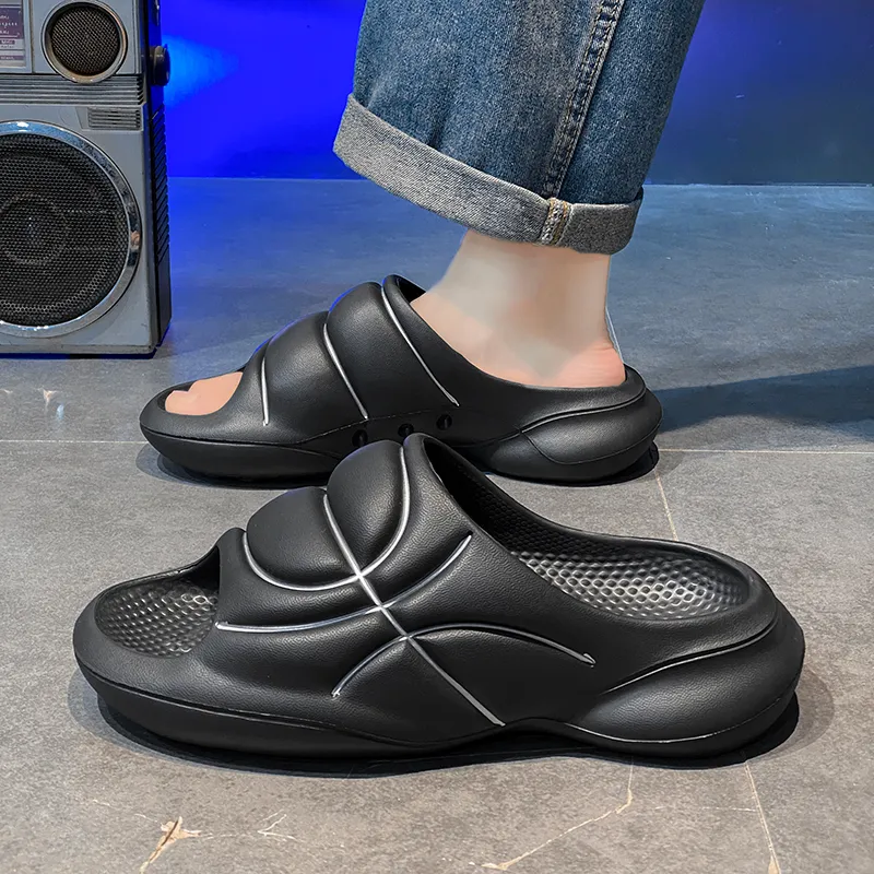 YUZHAOLIN EVA Slip Resistant Abrasion Resistant Slide Slippers Men's-8