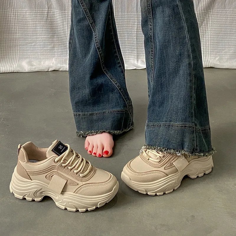 YUZHAOLIN Abrasion Resistant Slip Resistant Chunky Sneakers Women's-11