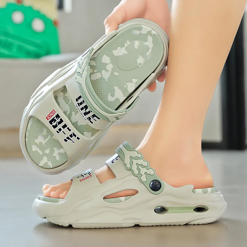 YUZHAOLIN Beach Sandals Unisex Gray Black/Black/Khaki/Black Blue/Fruit Green/White-13