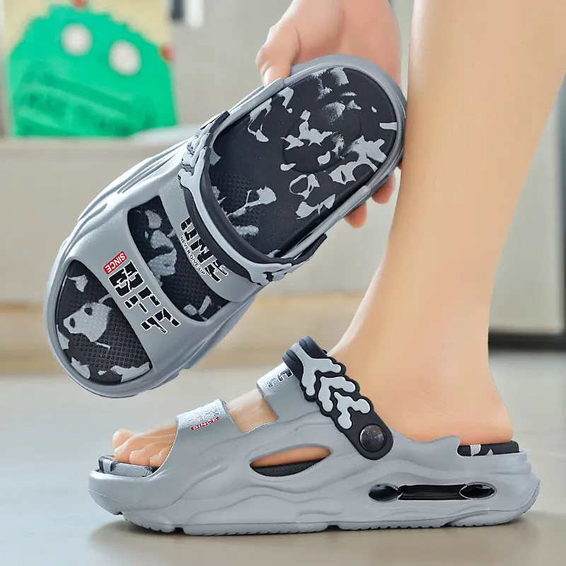 YUZHAOLIN Beach Sandals Unisex Gray Black/Black/Khaki/Black Blue/Fruit Green/White-18