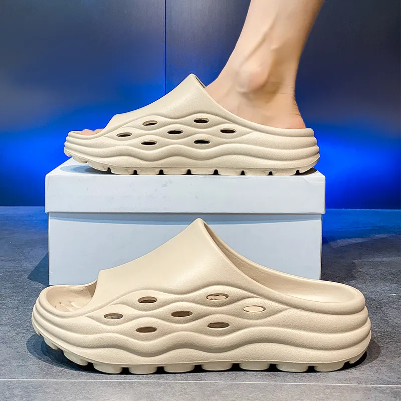 YUZHAOLIN Slip Resistant Abrasion Resistant Slide Slippers Men's-6