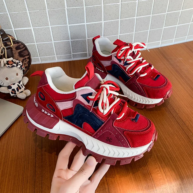 YUZHAOLIN Low-Top Chunky Sneakers Women's-3