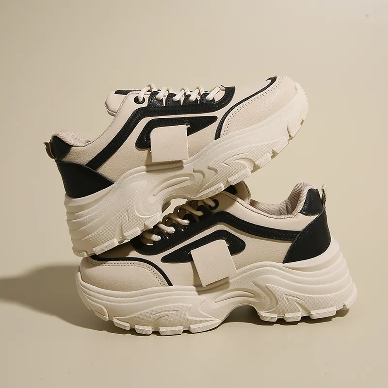 YUZHAOLIN Abrasion Resistant Slip Resistant Chunky Sneakers Women's-16
