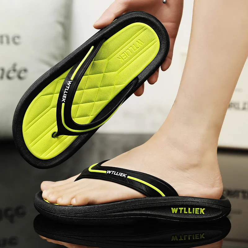 YUZHAOLIN EVA Odor Resistant Abrasion Resistant Slip Resistant Flip Flops Men's-9