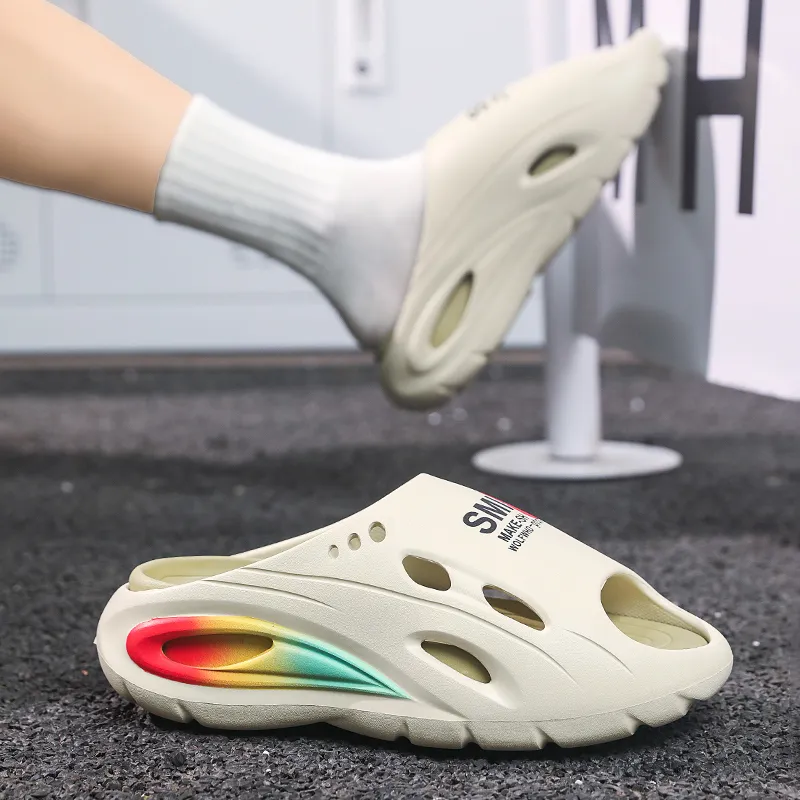 YUZHAOLIN EVA Abrasion Resistant Slip Resistant Closed Toe Slippers Men's-10