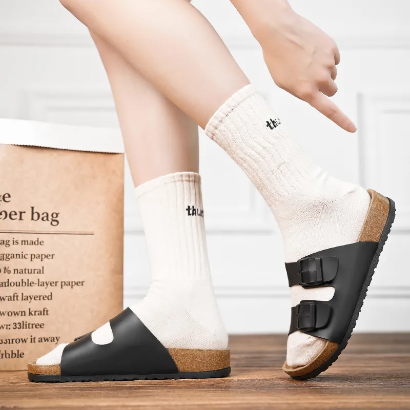 YUZHAOLIN Slip Resistant Odor Resistant Abrasion Resistant Slide Slippers Unisex-3