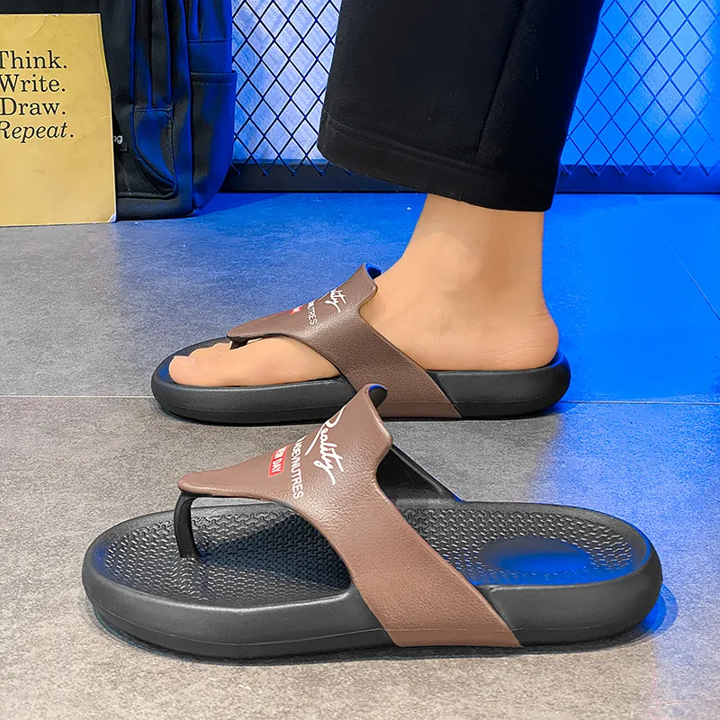 YUZHAOLIN Abrasion Resistant Slip Resistant Flip Flops Men's-10