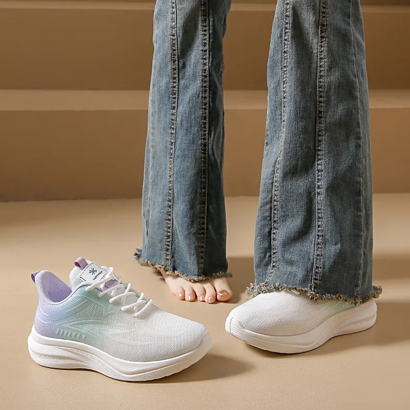 YUZHAOLIN Anti-Slip And Wear-Resistant Height Increasing Low-Top Casual Shoes Women's-16