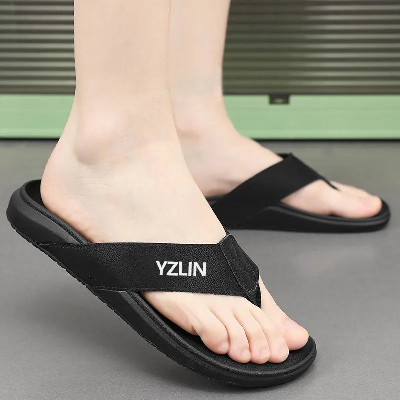 YUZHAOLIN Abrasion Resistant Slip Resistant Flip Flops Men's-4