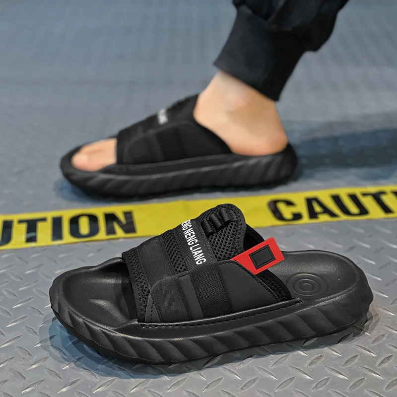 YUZHAOLIN EVA Woven Slip Resistant Abrasion Resistant Slide Slippers Men's-8