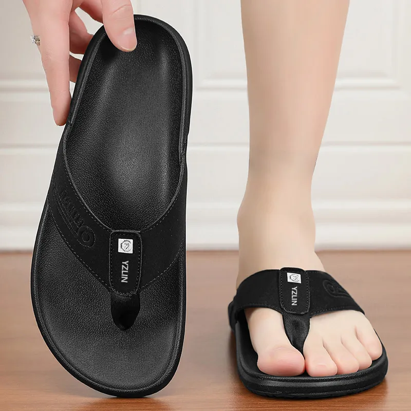YUZHAOLIN Abrasion Resistant Slip Resistant Flip Flops Men's-7