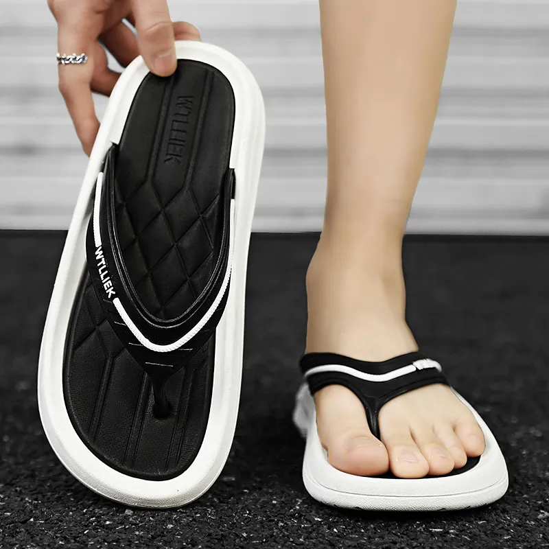 YUZHAOLIN EVA Odor Resistant Abrasion Resistant Slip Resistant Flip Flops Men's-2