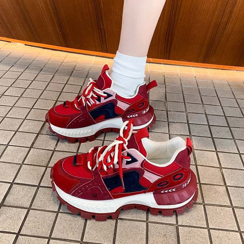 YUZHAOLIN Low-Top Chunky Sneakers Women's-2