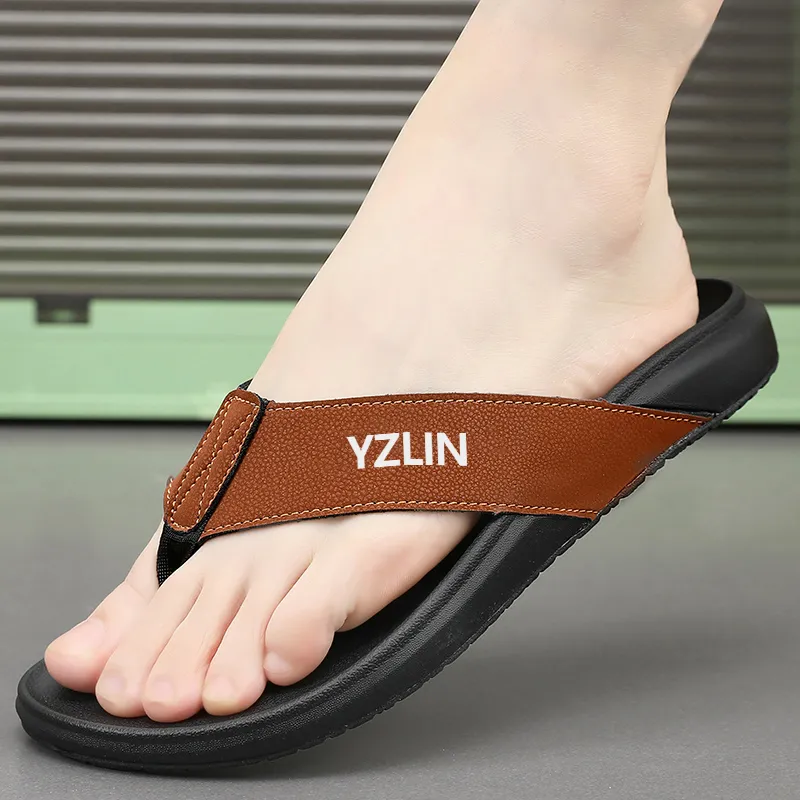 YUZHAOLIN Abrasion Resistant Slip Resistant Flip Flops Men's-8