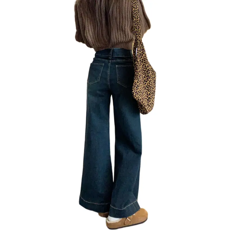 XIAOJUCHUANLI Jeans Women's Blue-1
