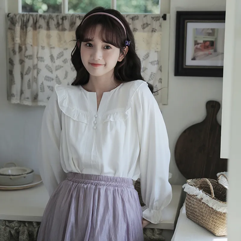 XIAOJUCHUANLI Shirts Women's-2