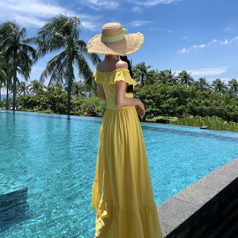 XIAOJUCHUANLI Short Sleeved Dress Women's-3