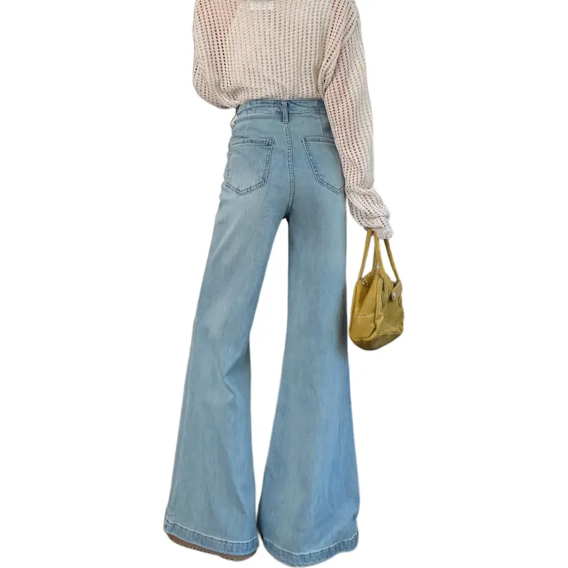 XIAOJUCHUANLI Jeans Women's Blue-1