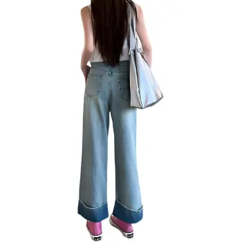 XIAOJUCHUANLI Jeans Women's Blue