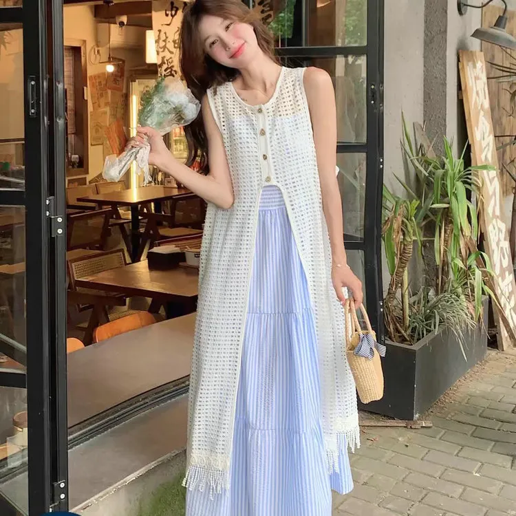 XIAOJUCHUANLI Skirt Set Women's-2