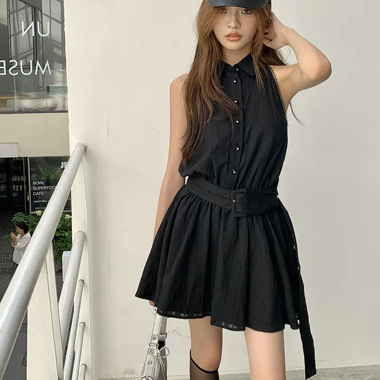 XIAOJUCHUANLI Sleeveless Dresses Women's-4