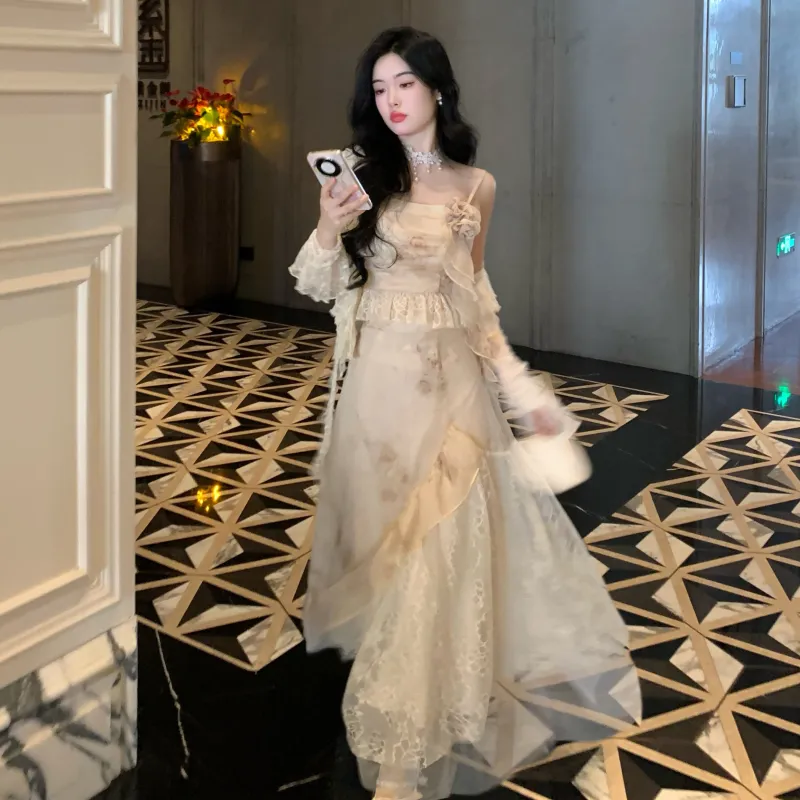 XIAOJUCHUANLI Skirt Set Women's-5