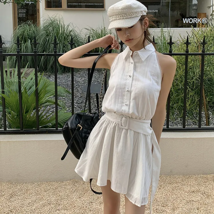 XIAOJUCHUANLI Sleeveless Dresses Women's-9