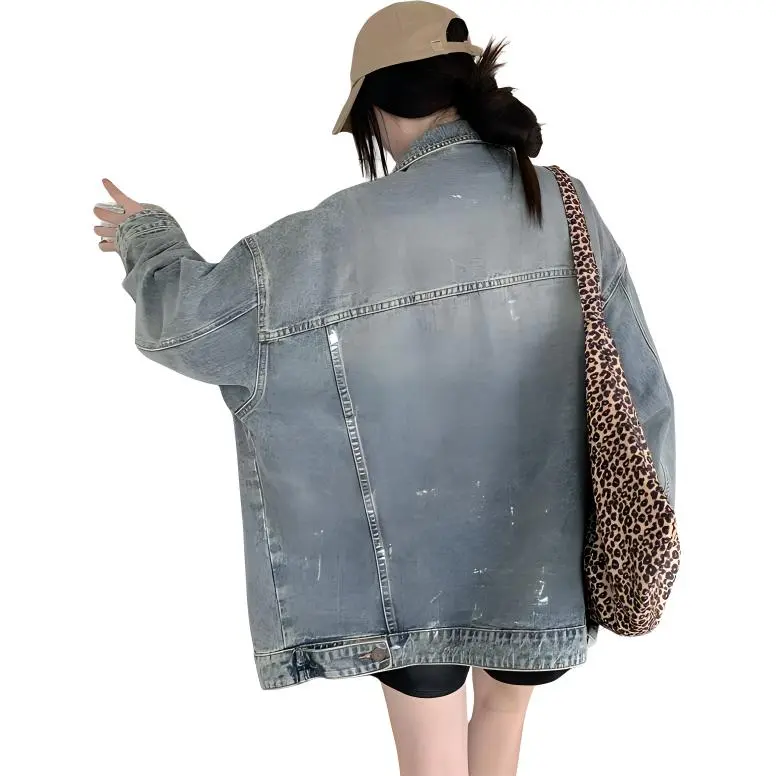 XIAOJUCHUANLI Denim Jacket Unisex-0