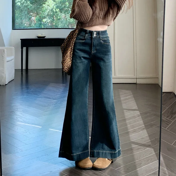 XIAOJUCHUANLI Jeans Women's Blue-2