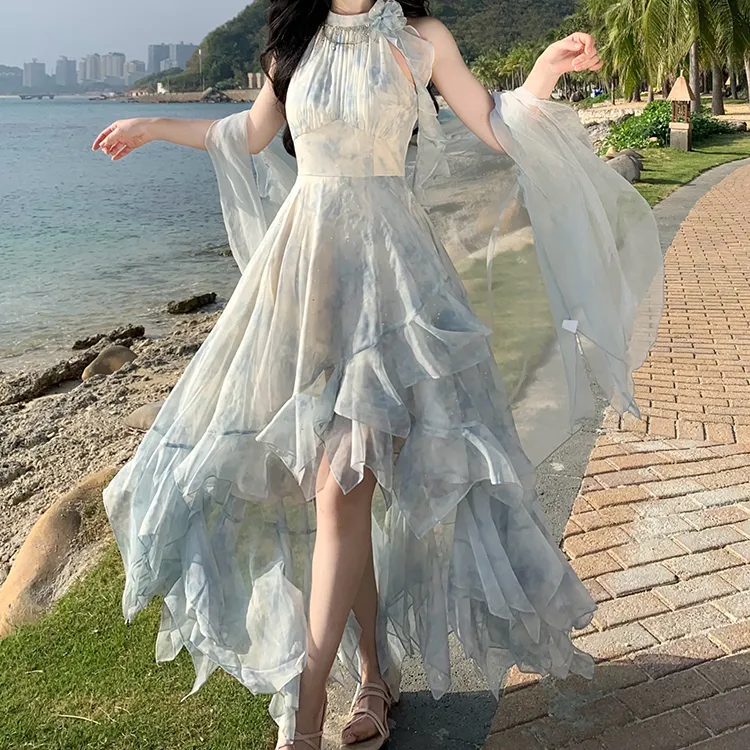 XIAOJUCHUANLI Sleeveless Dress Women's-3