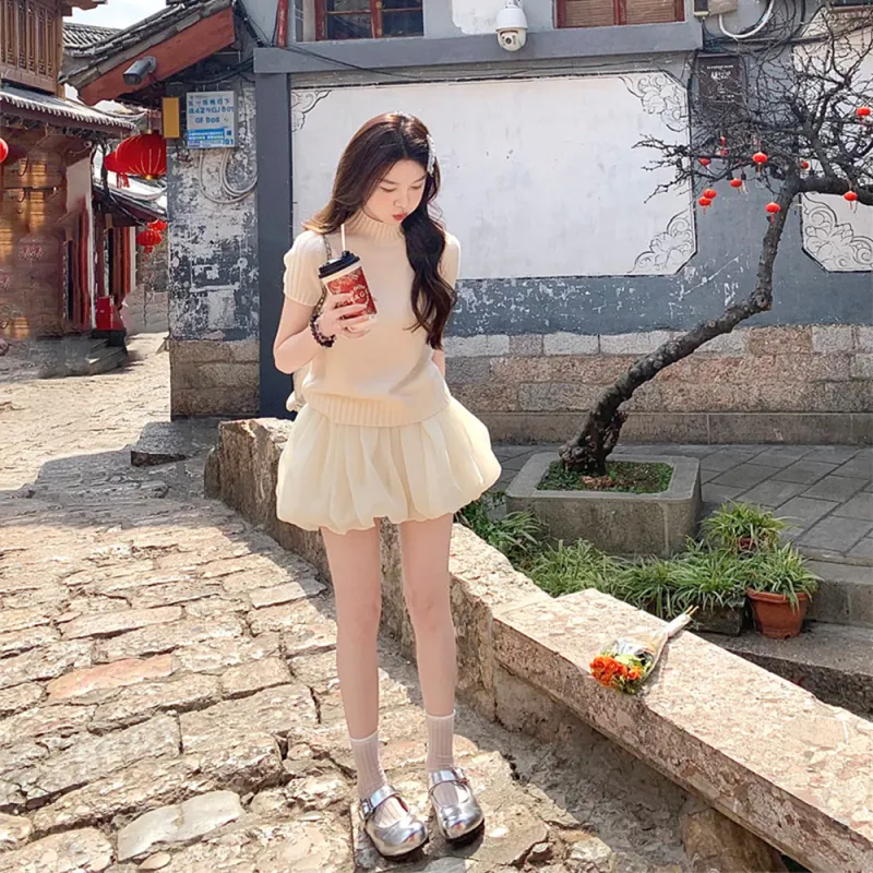 XIAOJUCHUANLI Skirt Set Women's-6