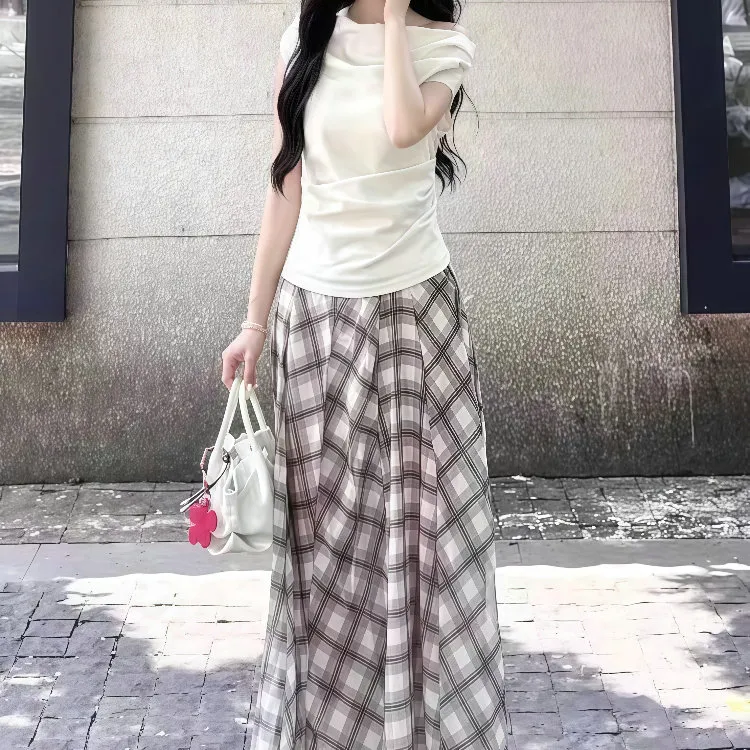 XIAOJUCHUANLI Skirt Set Women's-3