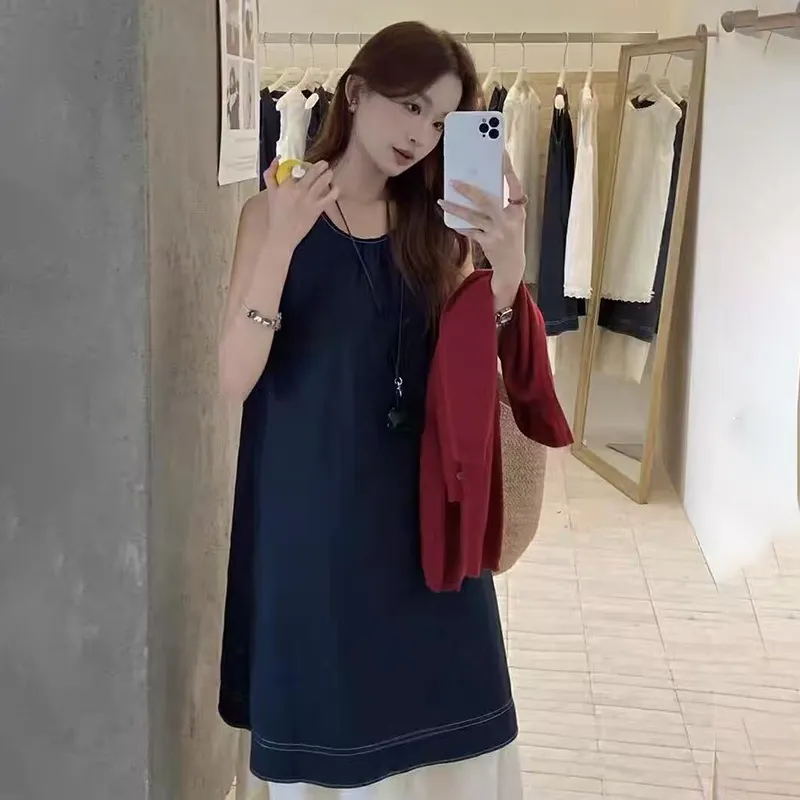 XIAOJUCHUANLI Sleeveless Dress Women's-5