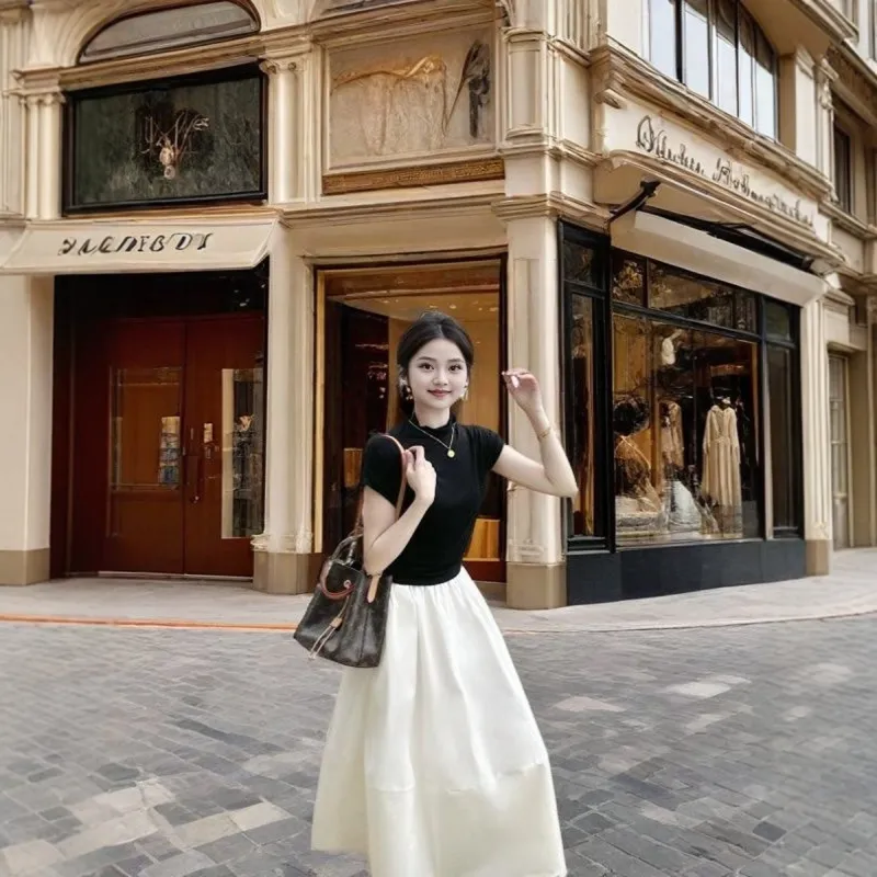 XIAOJUCHUANLI Skirt Set Women's-3