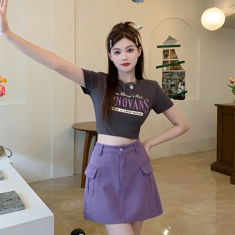 XIAOJUCHUANLI Skirt Set Women's-4