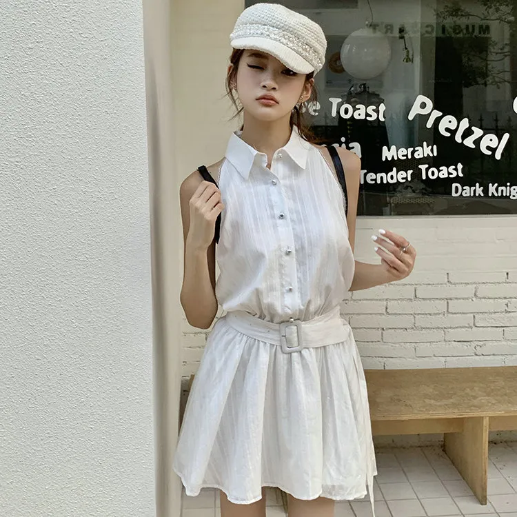 XIAOJUCHUANLI Sleeveless Dresses Women's-11