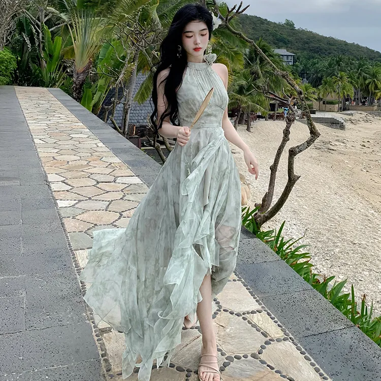 XIAOJUCHUANLI Sleeveless Dress Women's-8
