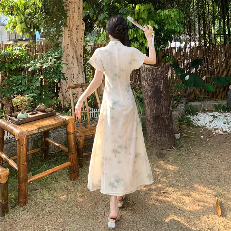 XIAOJUCHUANLI Short Sleeved Dress Women's-3