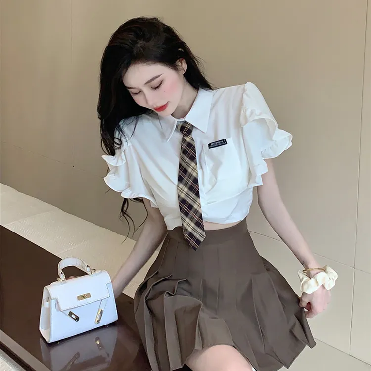 XIAOJUCHUANLI Skirt Set Women's-5
