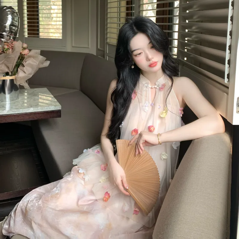 XIAOJUCHUANLI Sleeveless Dress Women's-6