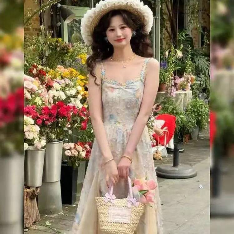 XIAOJUCHUANLI Slip Dress Women's-4