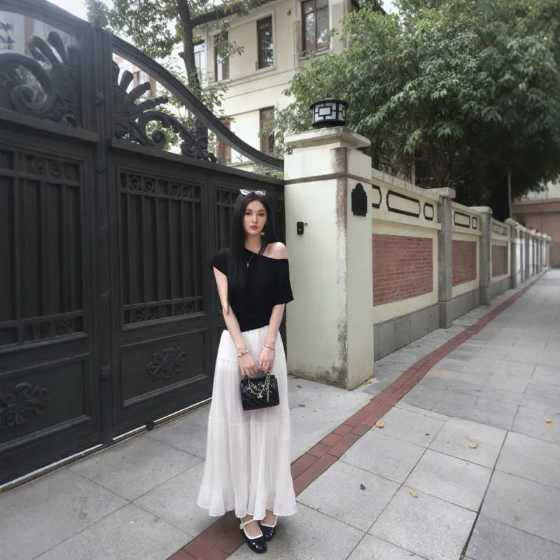XIAOJUCHUANLI Skirt Set Women's-2