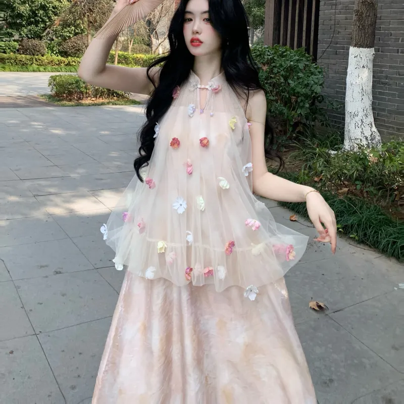 XIAOJUCHUANLI Sleeveless Dress Women's-3