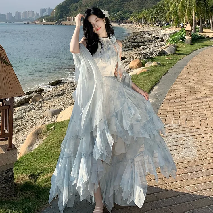 XIAOJUCHUANLI Sleeveless Dress Women's-4