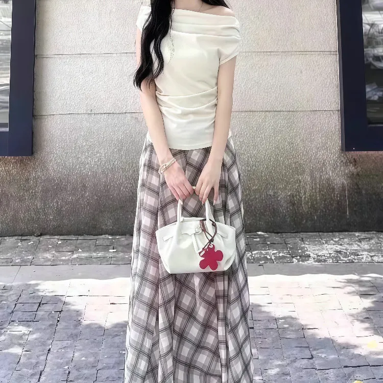 XIAOJUCHUANLI Skirt Set Women's-4