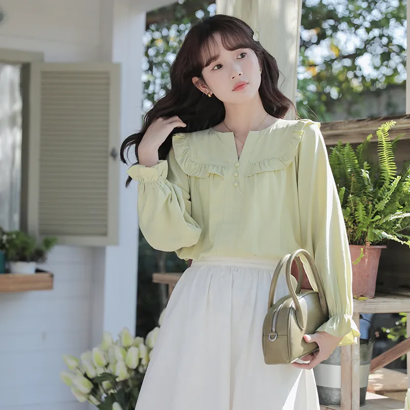 XIAOJUCHUANLI Shirts Women's-5